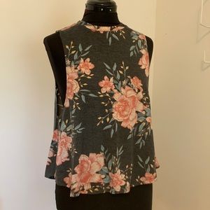 Billabong tank with back cutout.